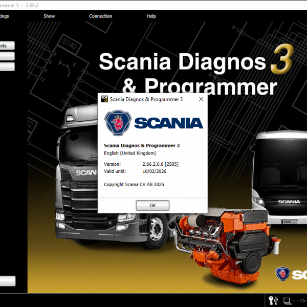 Scania SDP3 2.66.2.6 Complete Diagnostic & Programming Package