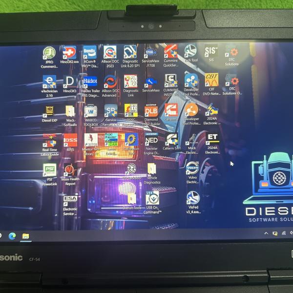 Panasonic Toughbook CF-54 Fingerprint Reader – Genuine, With Cable DFKE1250, Tested